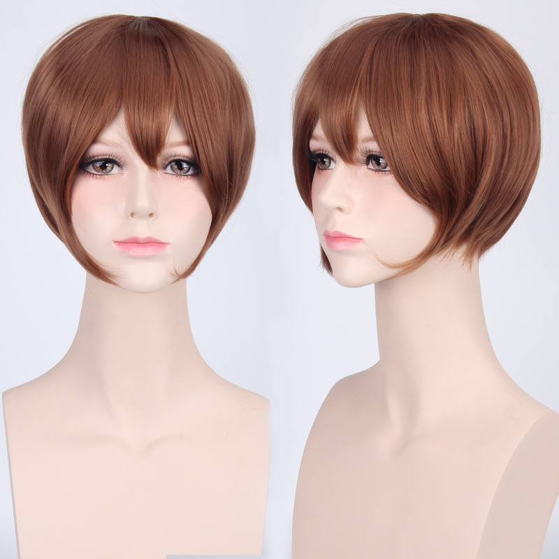 30cm Short Bob Cartoon Cosplay - Men Accessories H&M 리뷰 및 가격