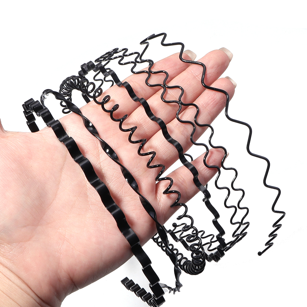 6pcs/lot Black Hair Hoops Meta - Men Accessories Earrings 리뷰 및 가격
