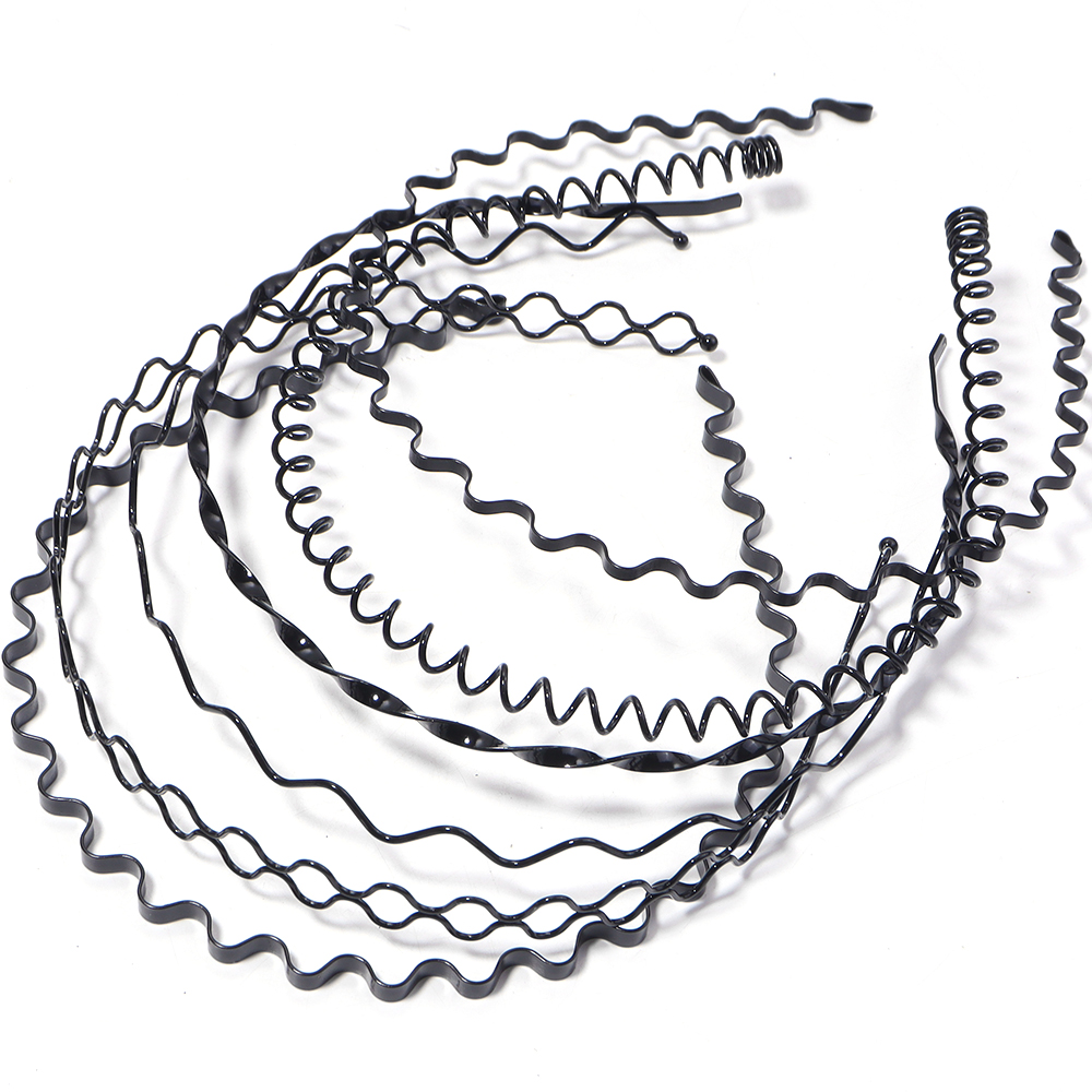 6pcs/lot Black Hair Hoops Meta - Men Accessories Earrings 리뷰 및 가격