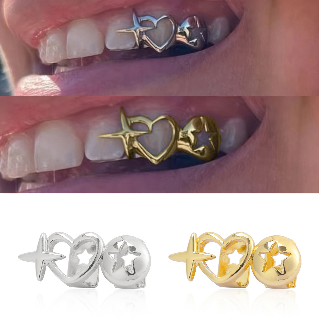 Punk Hip Hop Hollow Heart Teet - Men Accessories H&M 리뷰 및 가격