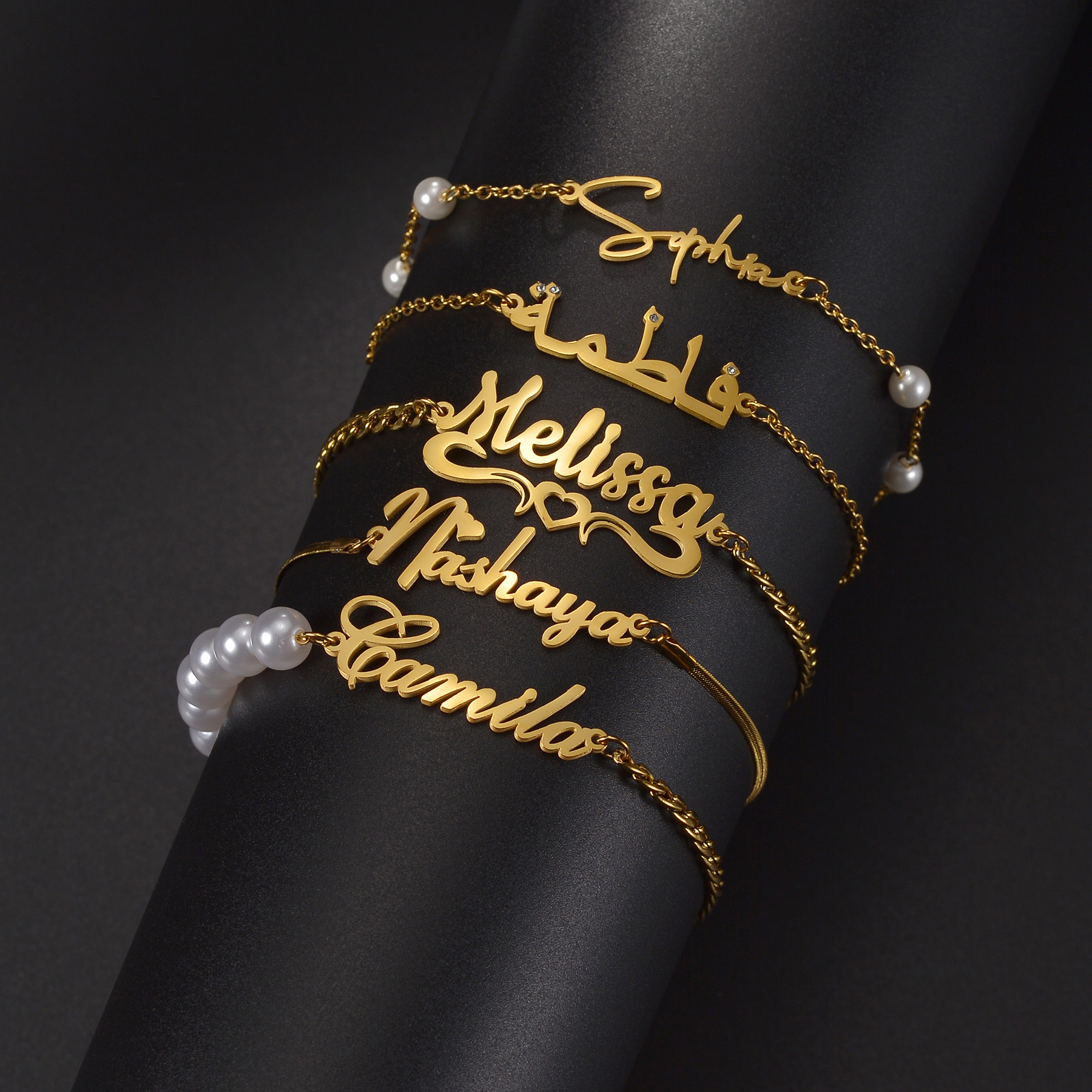 Atoztide Custom Name Necklace  - Bead Bracelet Men 리뷰 및 가격
