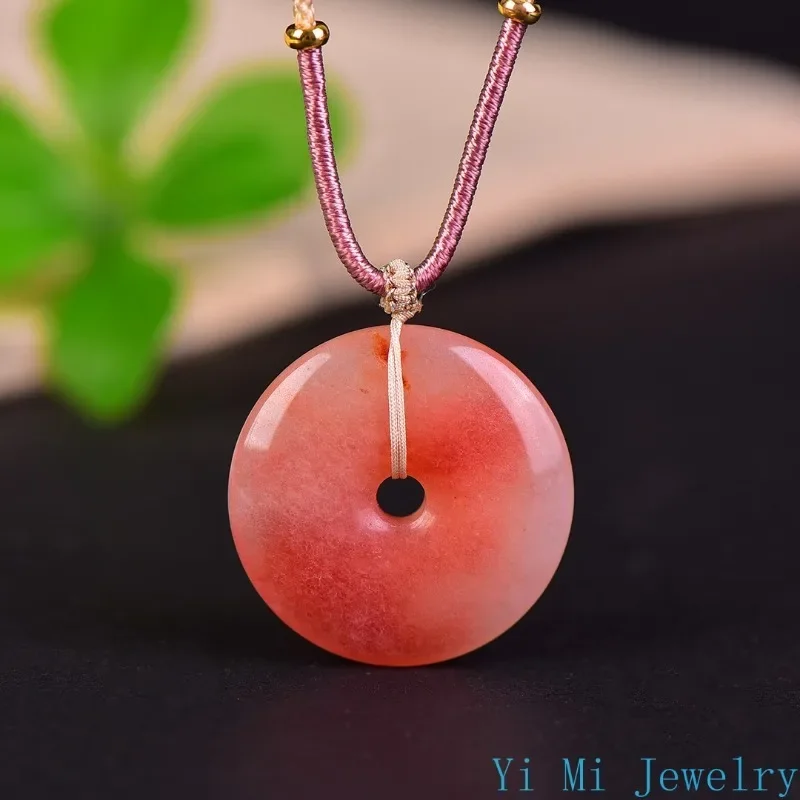 Natural Golden Jade Peach Blos - Men Accessories Ethnic 리뷰 및 가격