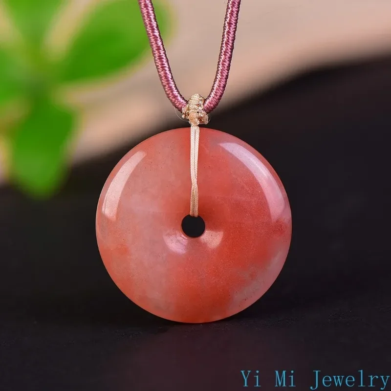 Natural Golden Jade Peach Blos - Men Accessories Ethnic 리뷰 및 가격