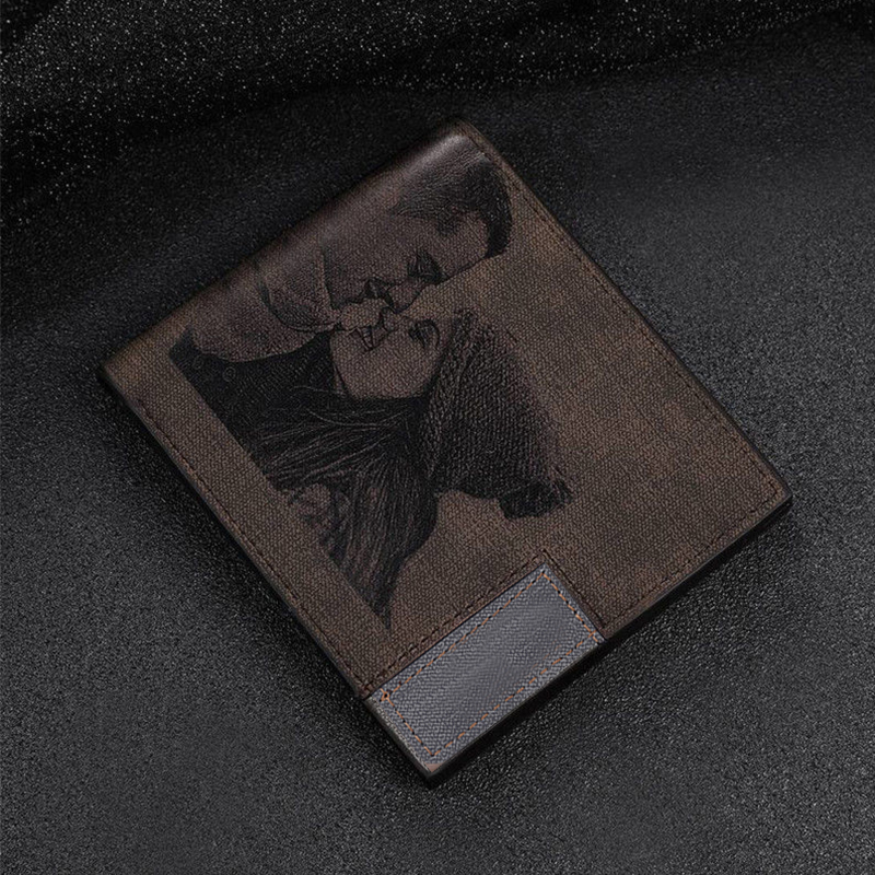 Custom Picture PU Leather Wall - Bifold Leather Wallet 리뷰 및 가격