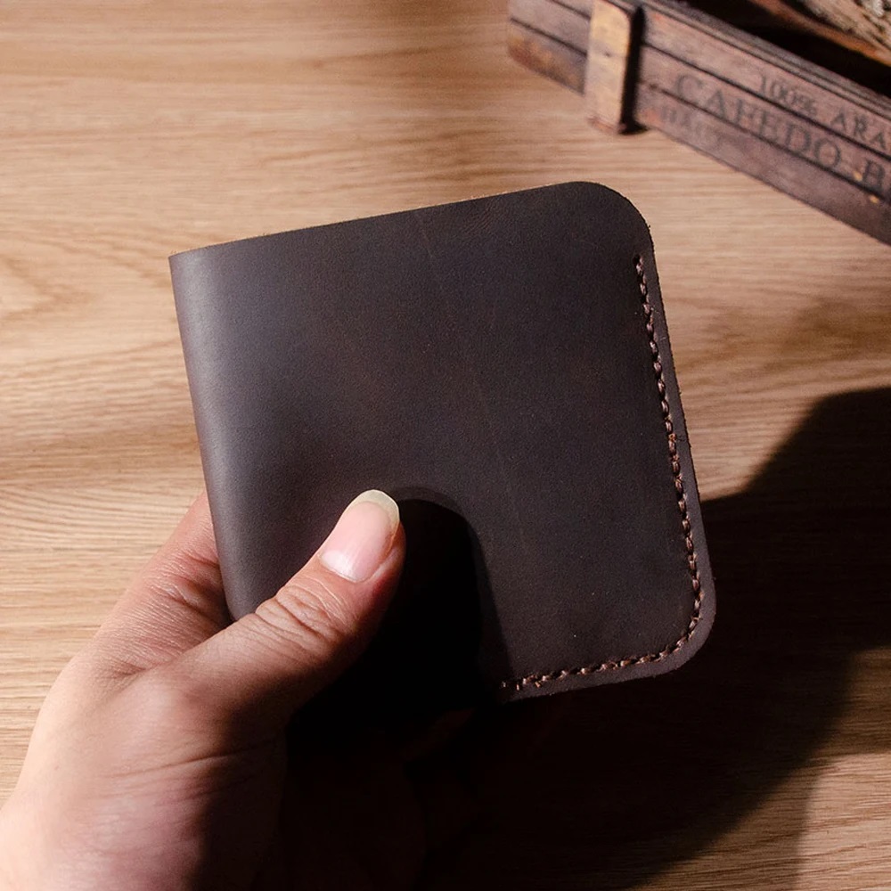 9.5x10cm folded wallet cardhol - Bifold Leather Wallet 리뷰 및 가격