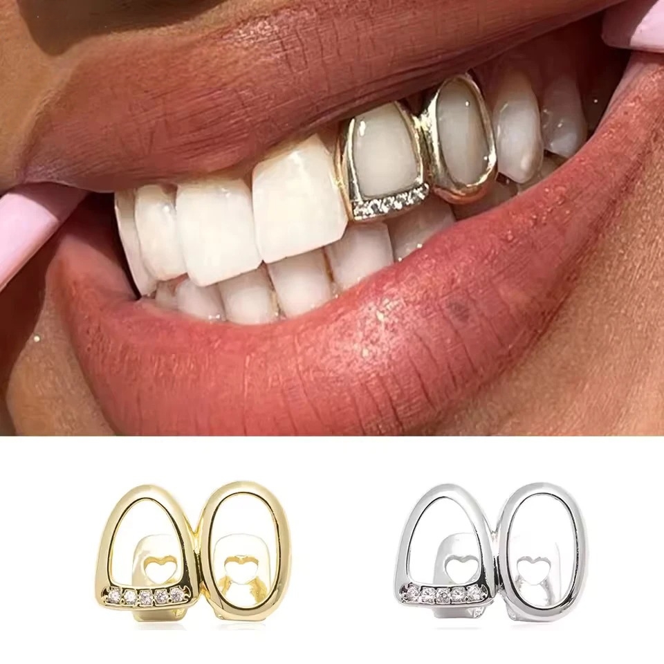 Iced Out Zircon Double Hollow  - Men Accessories H&M 리뷰 및 가격