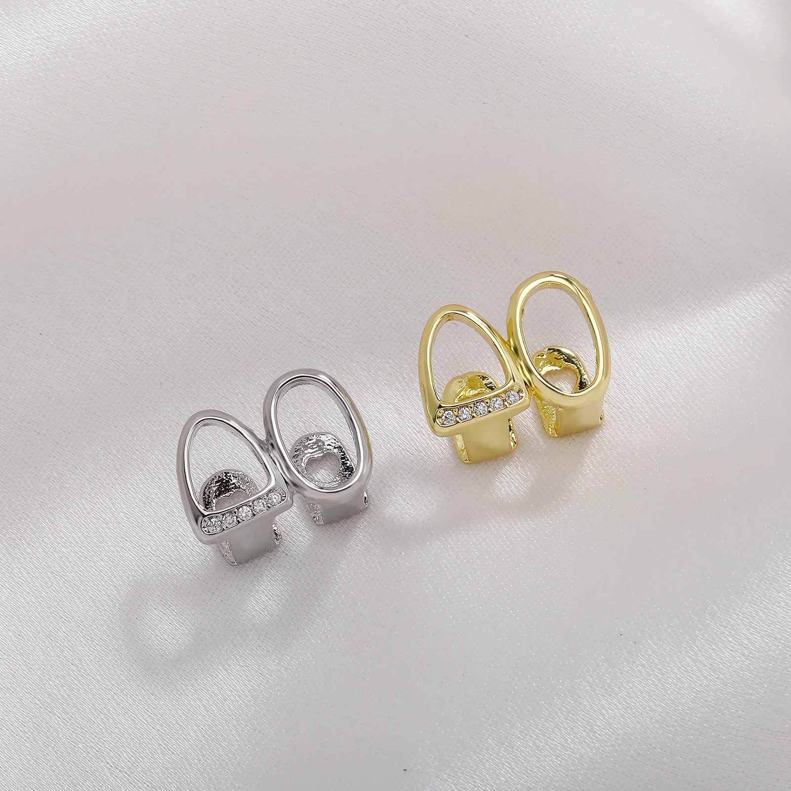 Iced Out Zircon Double Hollow  - Men Accessories H&M 리뷰 및 가격