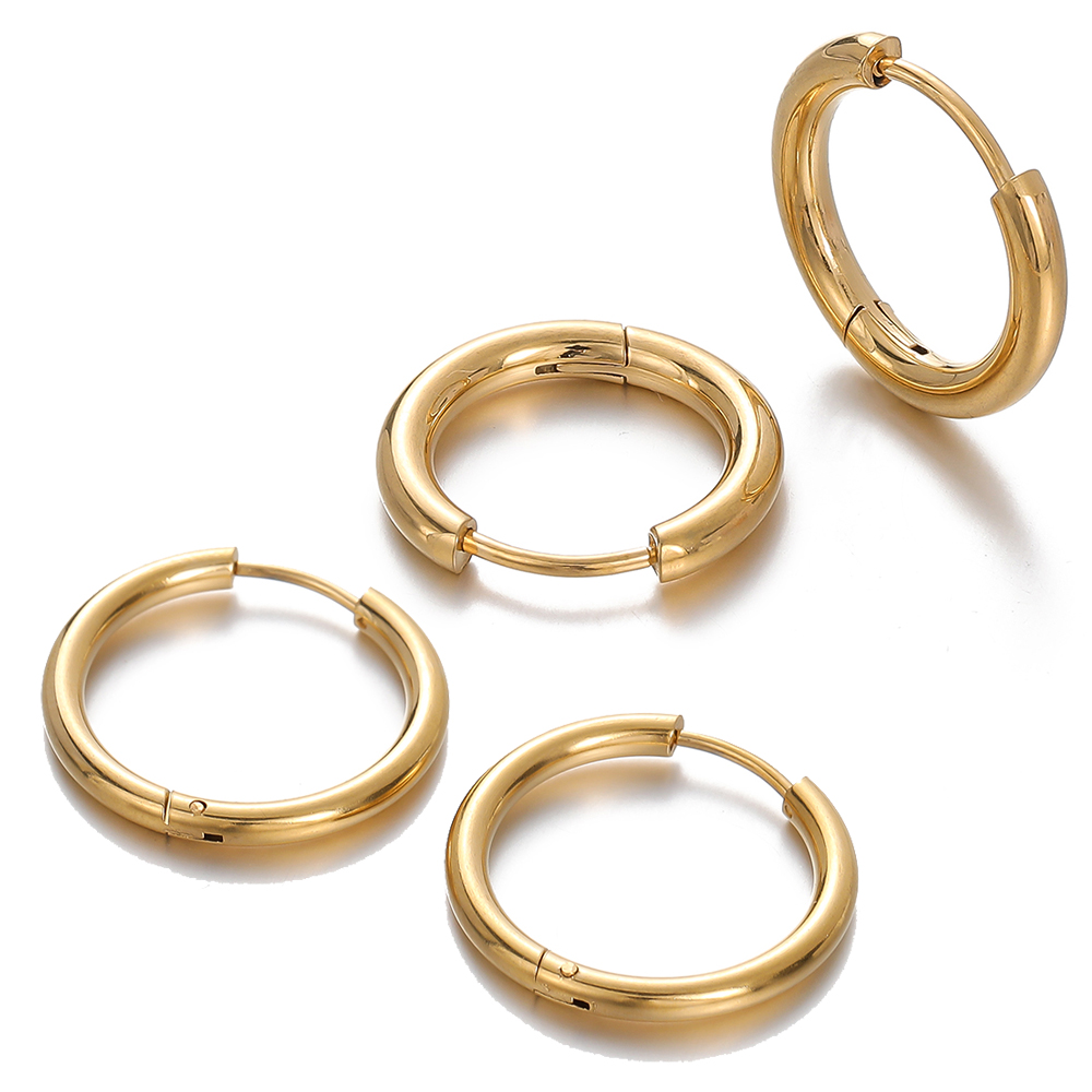 2 pcs 8/10/12/14/16/18mm Stain - Men Accessories Earrings 리뷰 및 가격