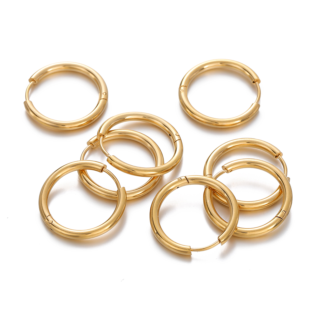 2 pcs 8/10/12/14/16/18mm Stain - Men Accessories Earrings 리뷰 및 가격