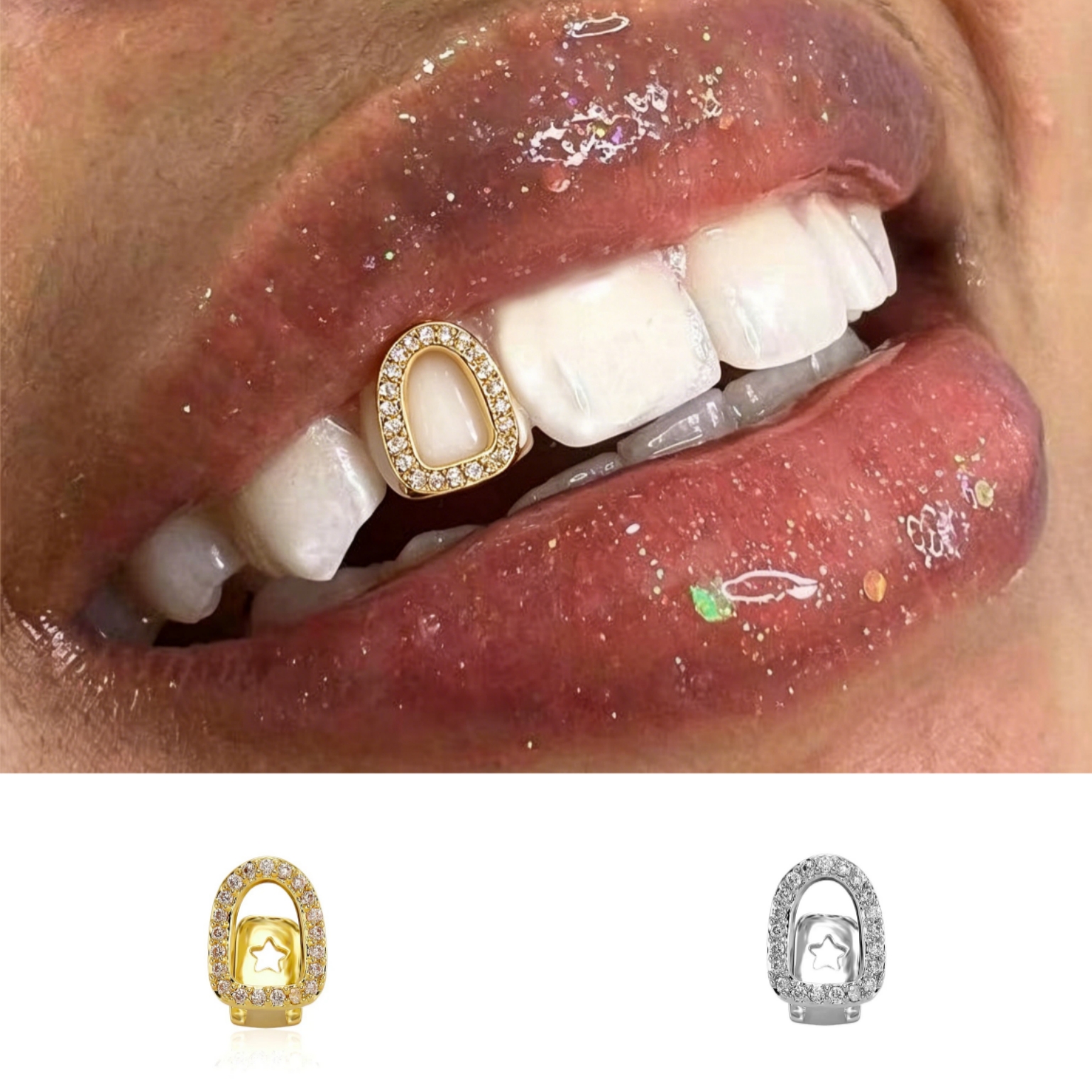 Hip Hop Single Full CZ Stone H - Men Accessories H&M 리뷰 및 가격