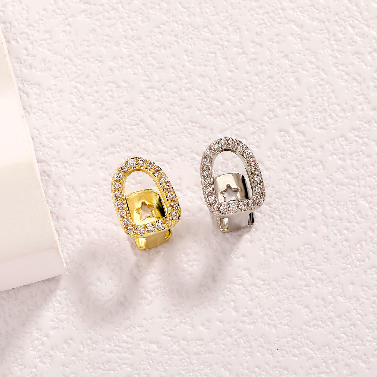 Hip Hop Single Full CZ Stone H - Men Accessories H&M 리뷰 및 가격
