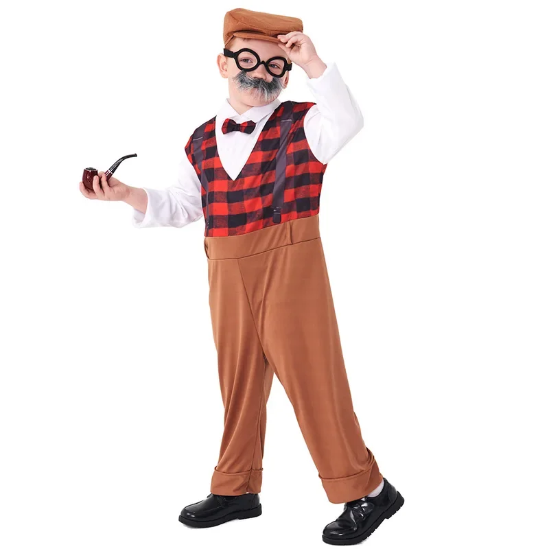 Halloween Cosplay Old Man Cost - Men Accessories Hat 리뷰 및 가격