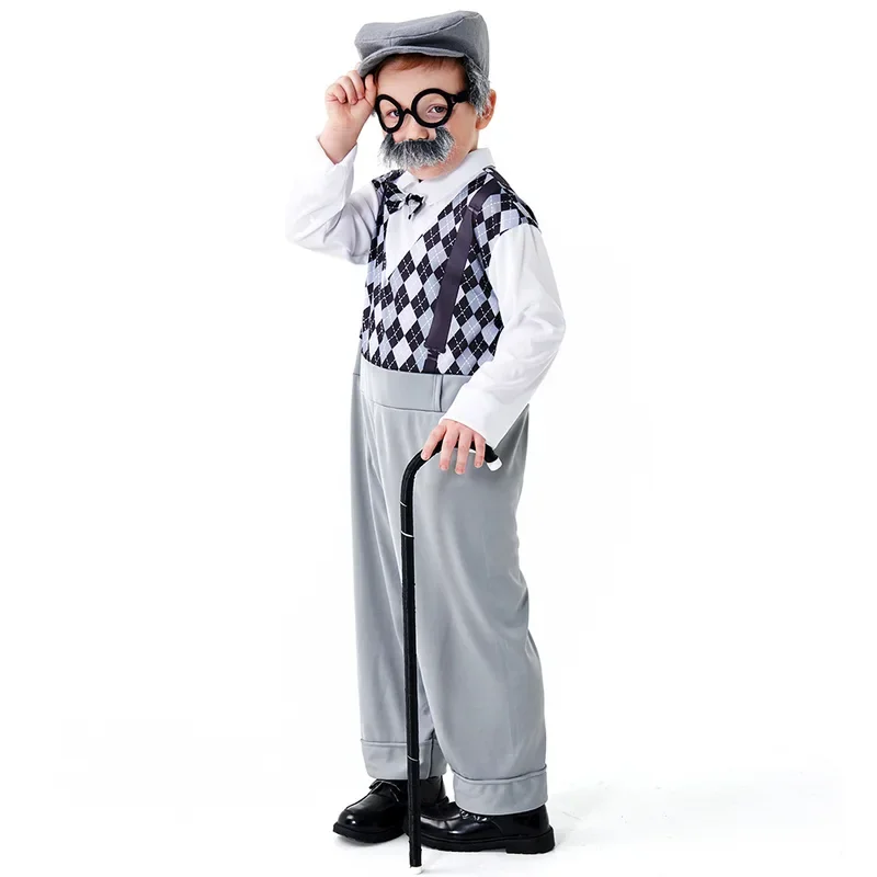 Halloween Cosplay Old Man Cost - Men Accessories Hat 리뷰 및 가격