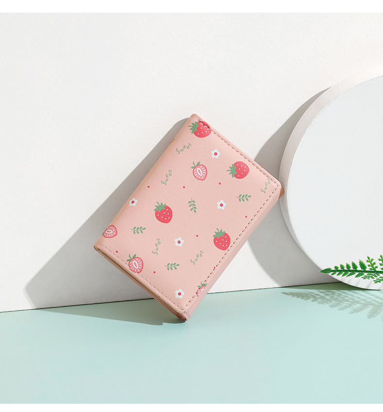 Cute Three-Fold Ladies Wallet  - Bifold Leather Wallet 리뷰 및 가격