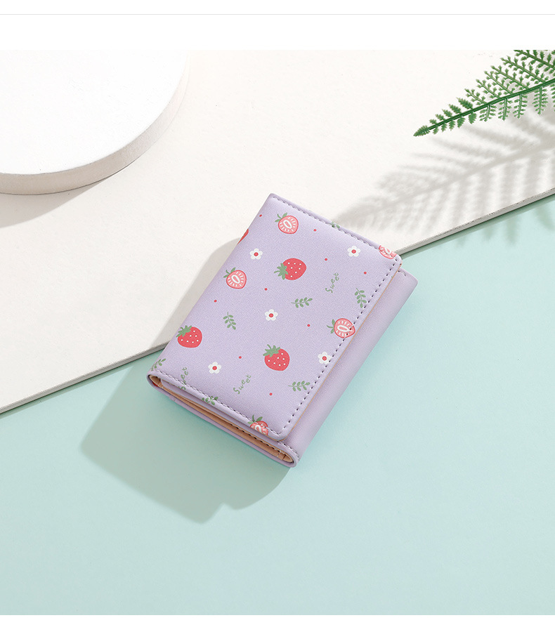 Cute Three-Fold Ladies Wallet  - Bifold Leather Wallet 리뷰 및 가격