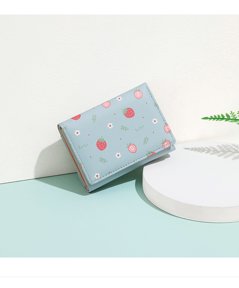 Cute Three-Fold Ladies Wallet  - Bifold Leather Wallet 리뷰 및 가격