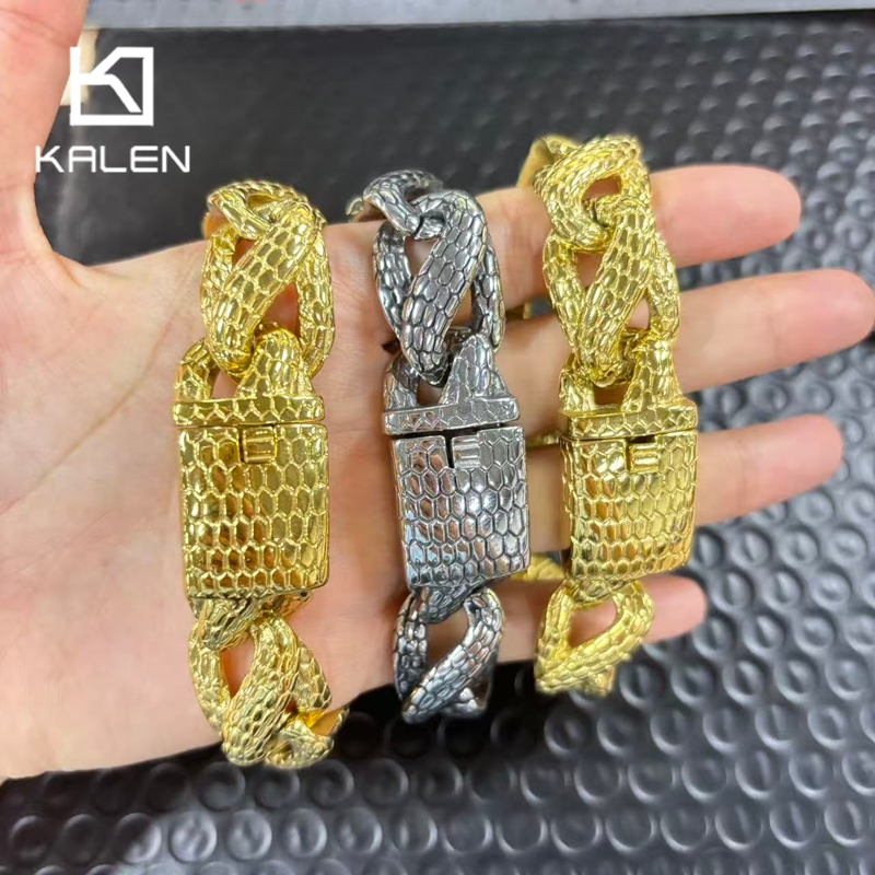 Kalen Snake Skin Cuban Link Me - Men Accessories Bd 리뷰 및 가격